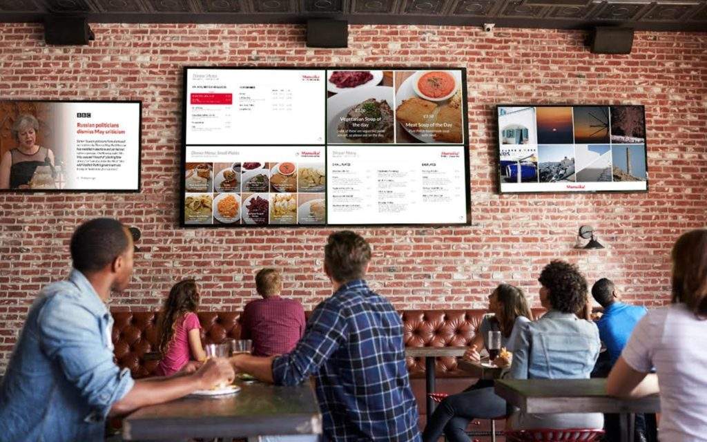 Digital Menu Boards for Restaurant and Café