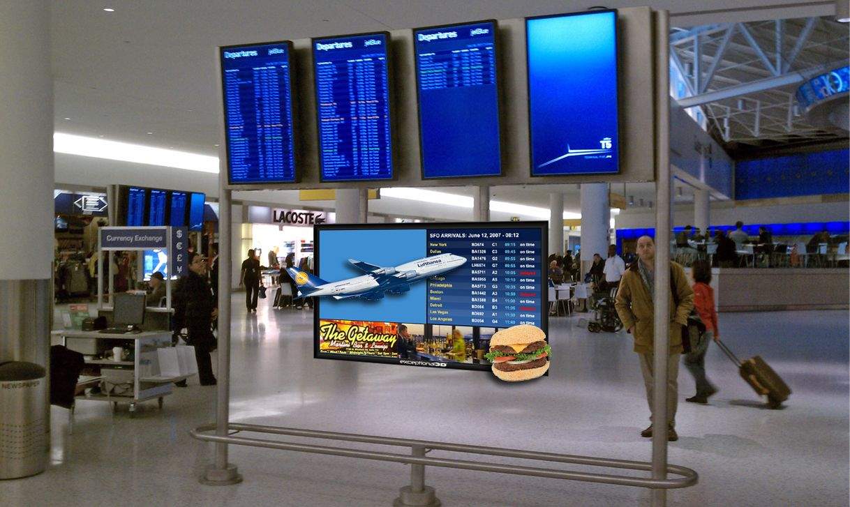 DIGITAL ADVERTISEMENT OPPORTUNITIES IN AIRPORT